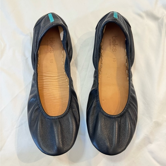 Tieks Shoes - Tieks By Gavrieli Women Size 10 Comfortable Ballet Flats black Leather Shoes